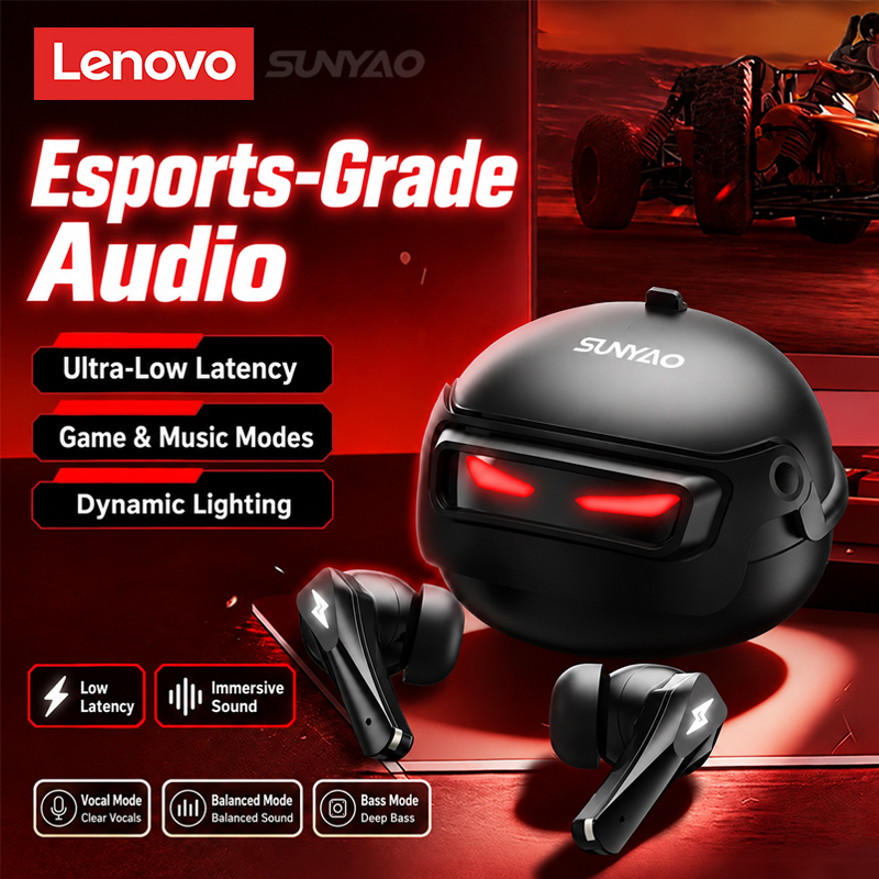 Choice Lenovo GT101 Gaming Hea - Type C Wired Earphones With Mic recension och pris