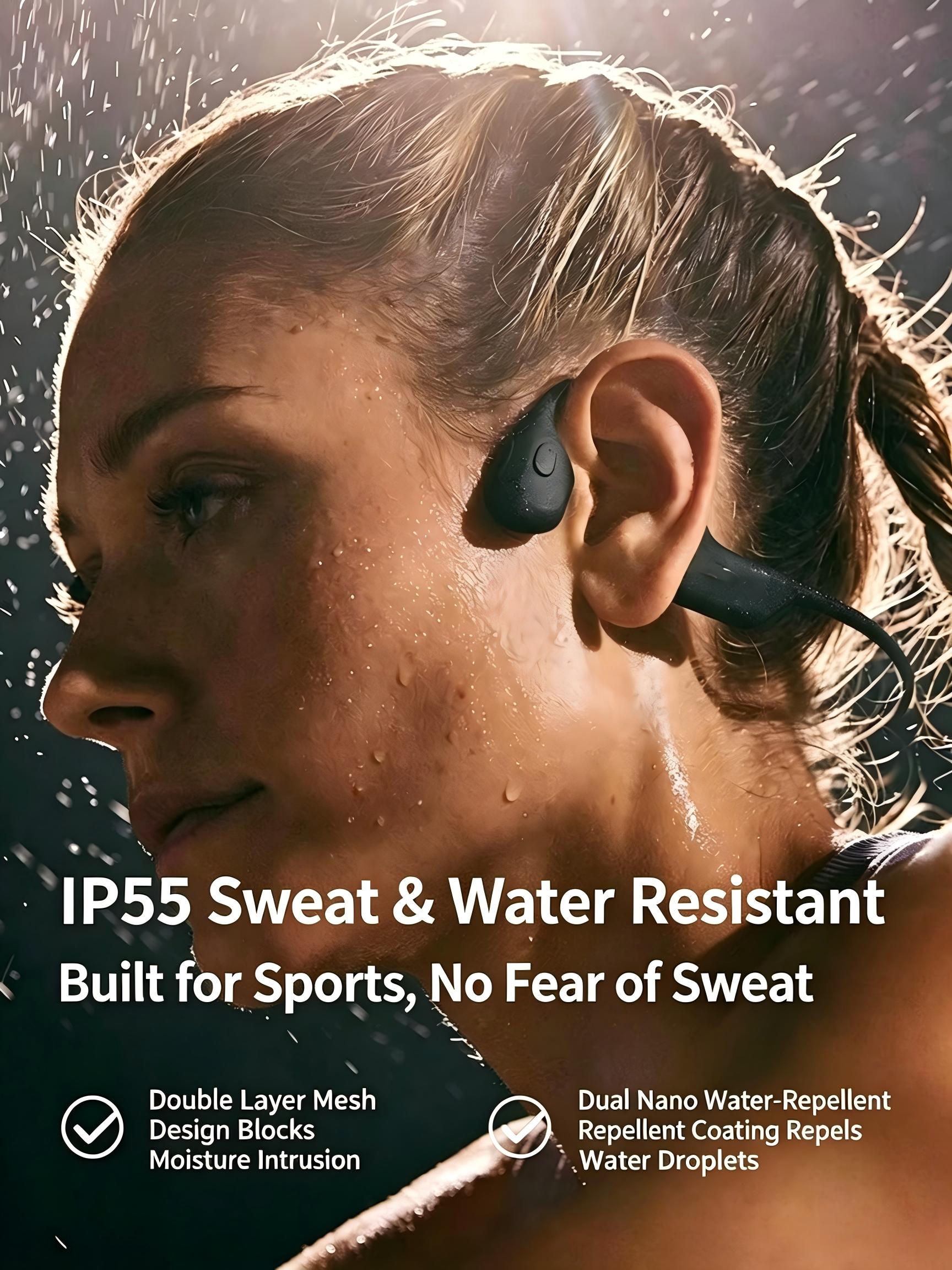 OpenRun Pro AS810 Bone Conduct - Bone Conduction Running Headphones recension och pris