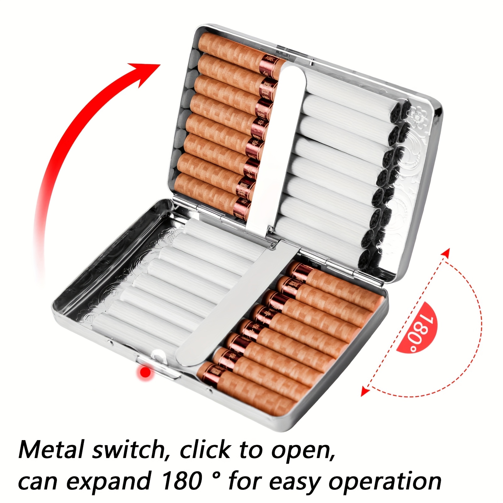 Vintage Metal Cigarette Case - - Laptops recension och pris