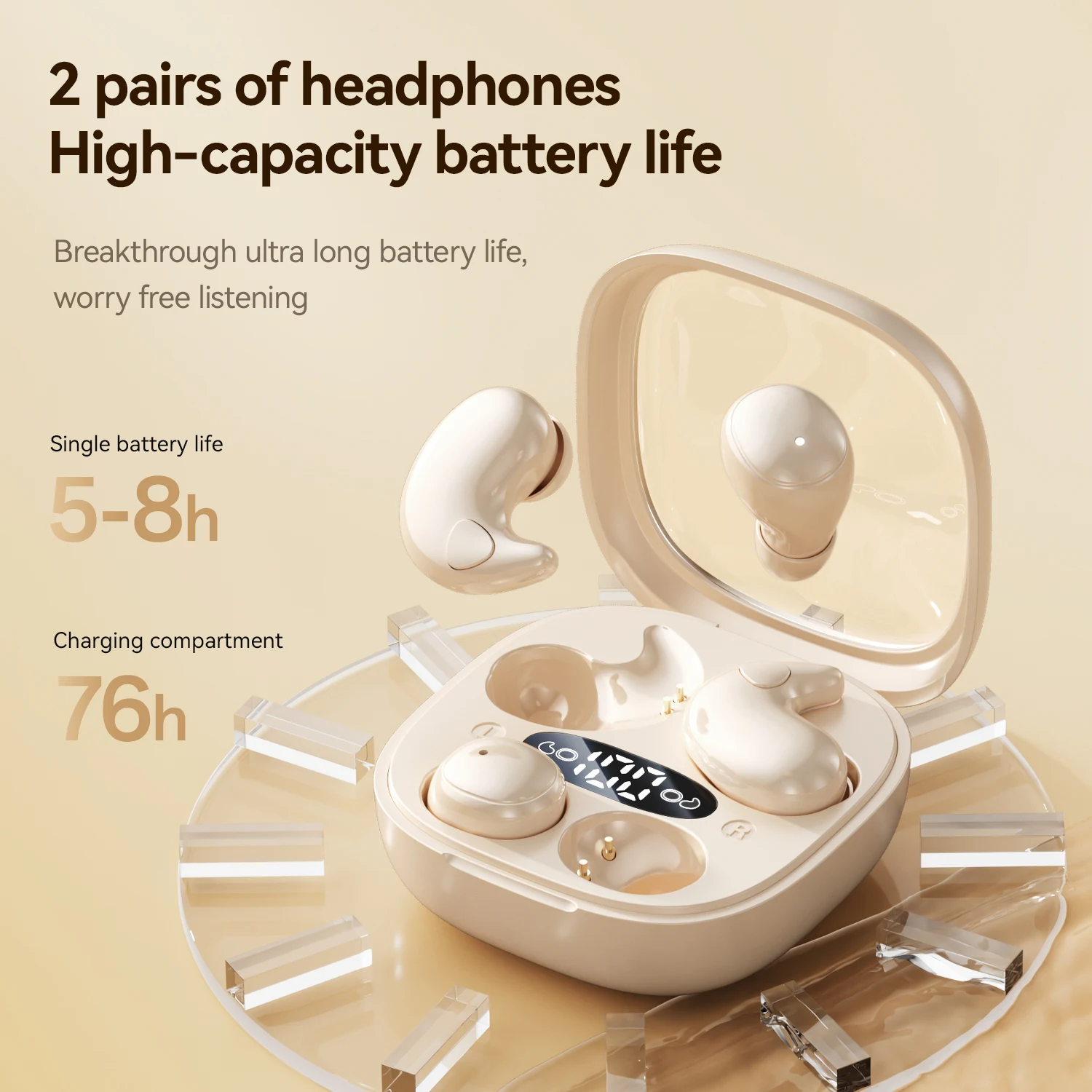 Open Ear Sleeping Earbuds 2 Pa - Sleep Mask Headphones Bluetooth recension och pris